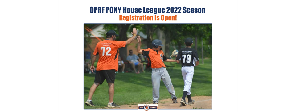OPRF PONY 2022 Registration is Now Open!